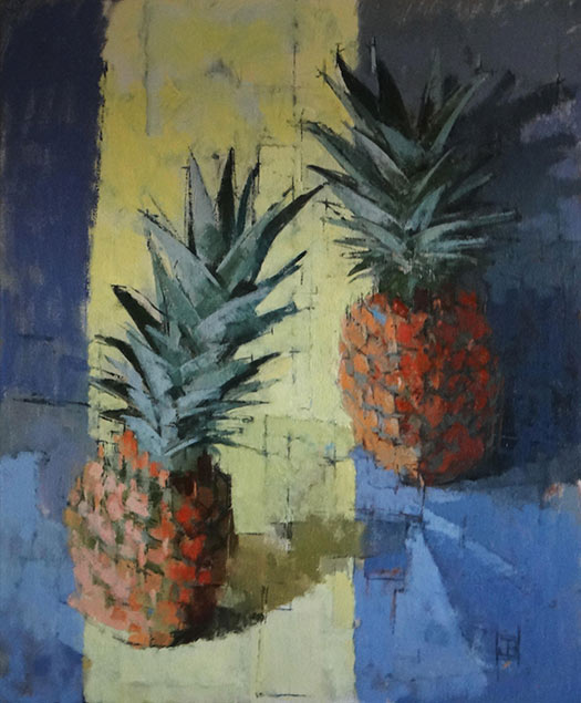 Pinapples with Yellow Stripe