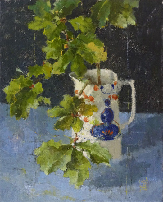 gaudy-jug-with-oak-leaves