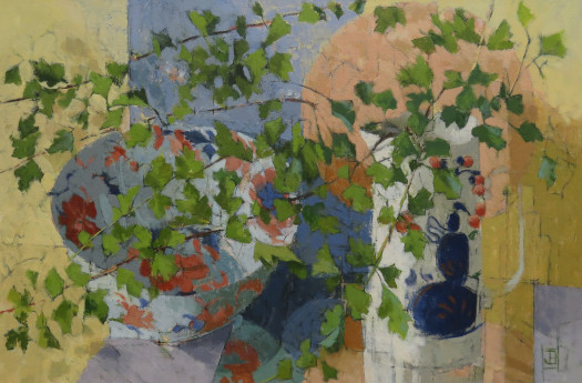 Chinese Bowl with Hawthorn