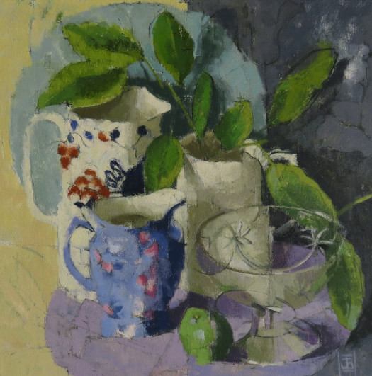 Jill Barthorpe's Crowd painting