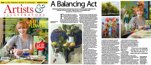 artist magazine article